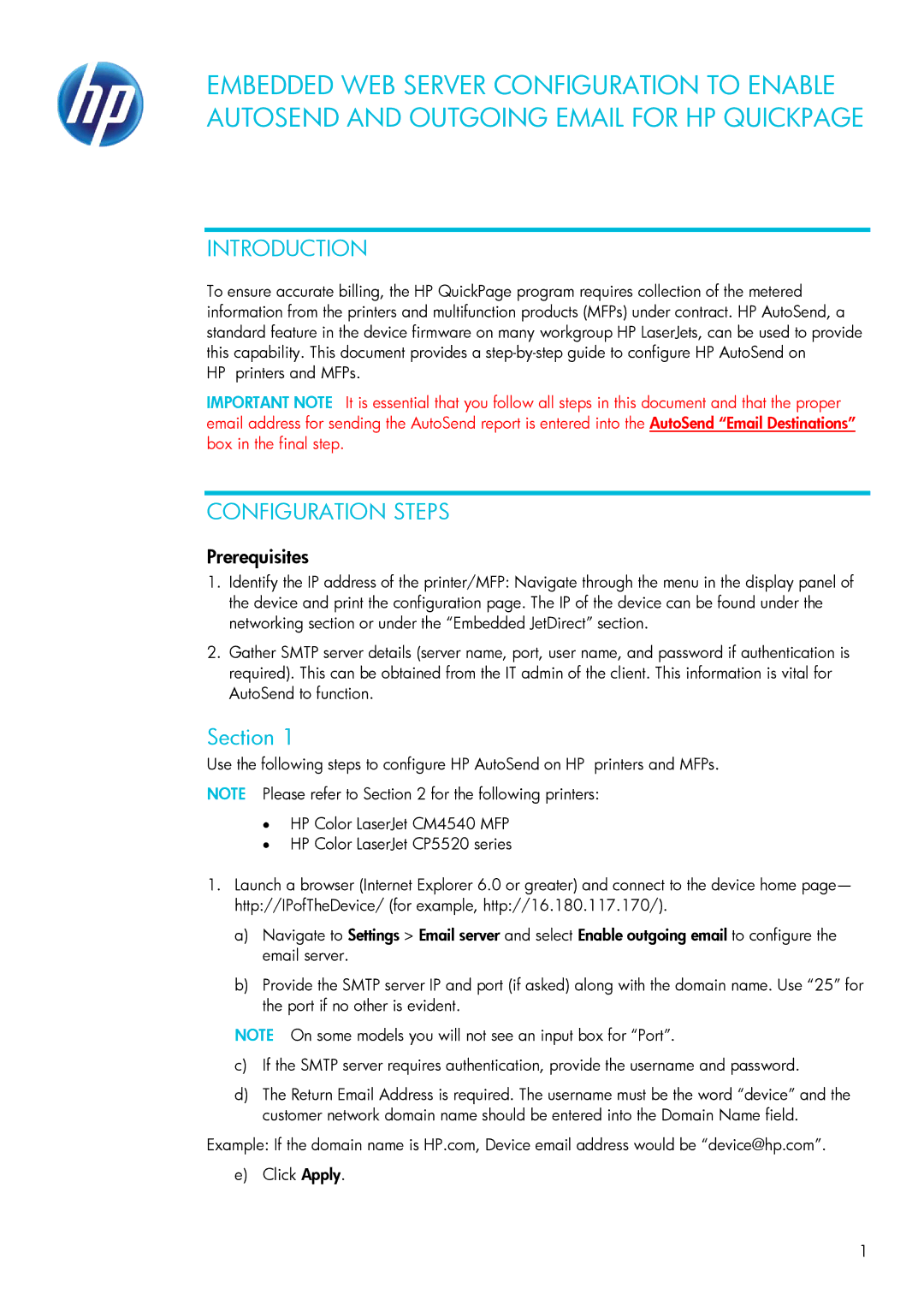 HP Output Management manual Introduction 