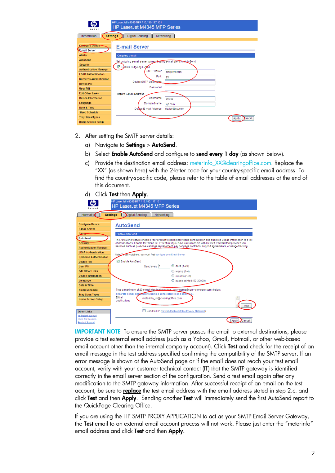 HP Output Management manual 
