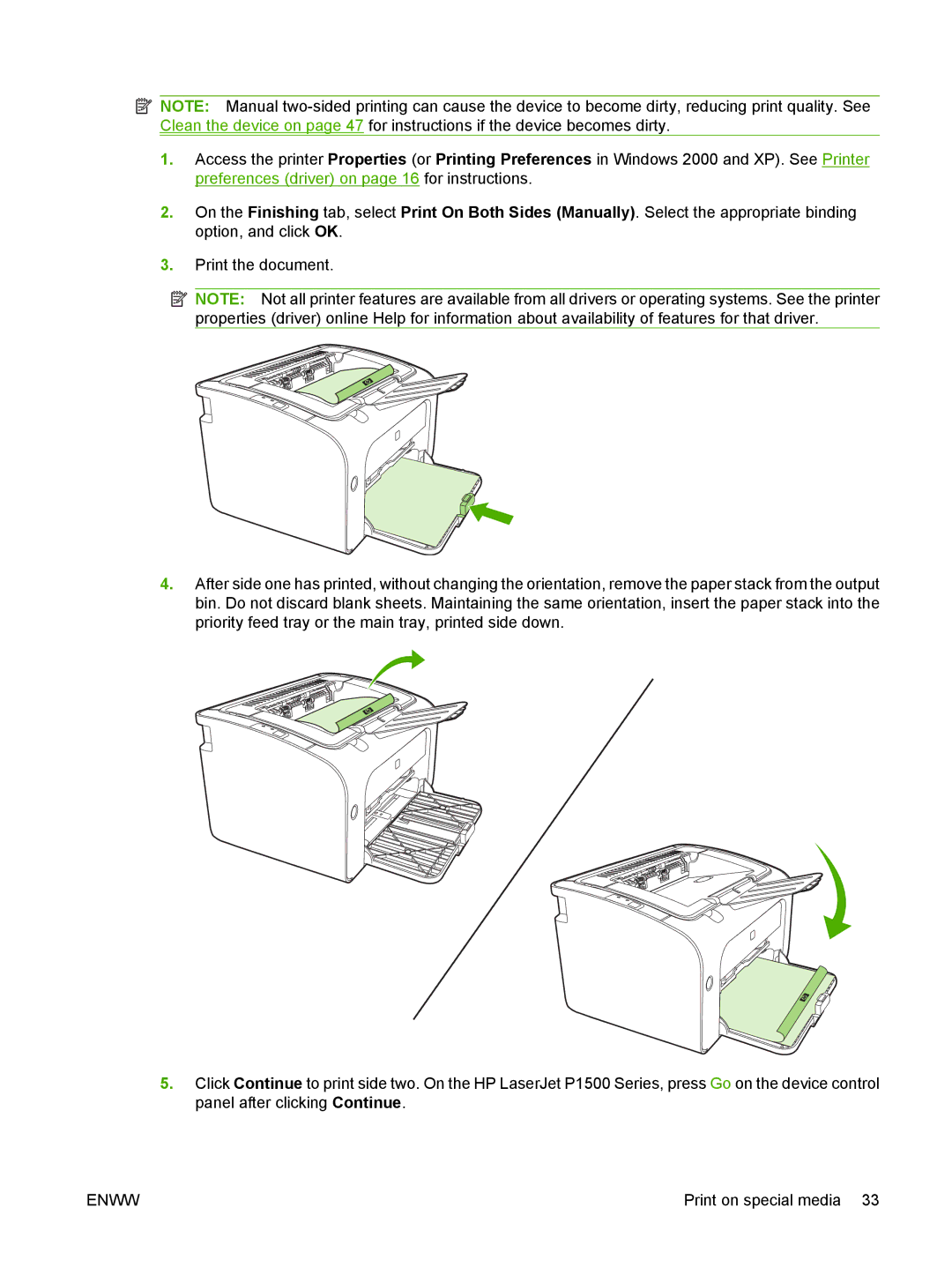 HP P1000 manual Enww 