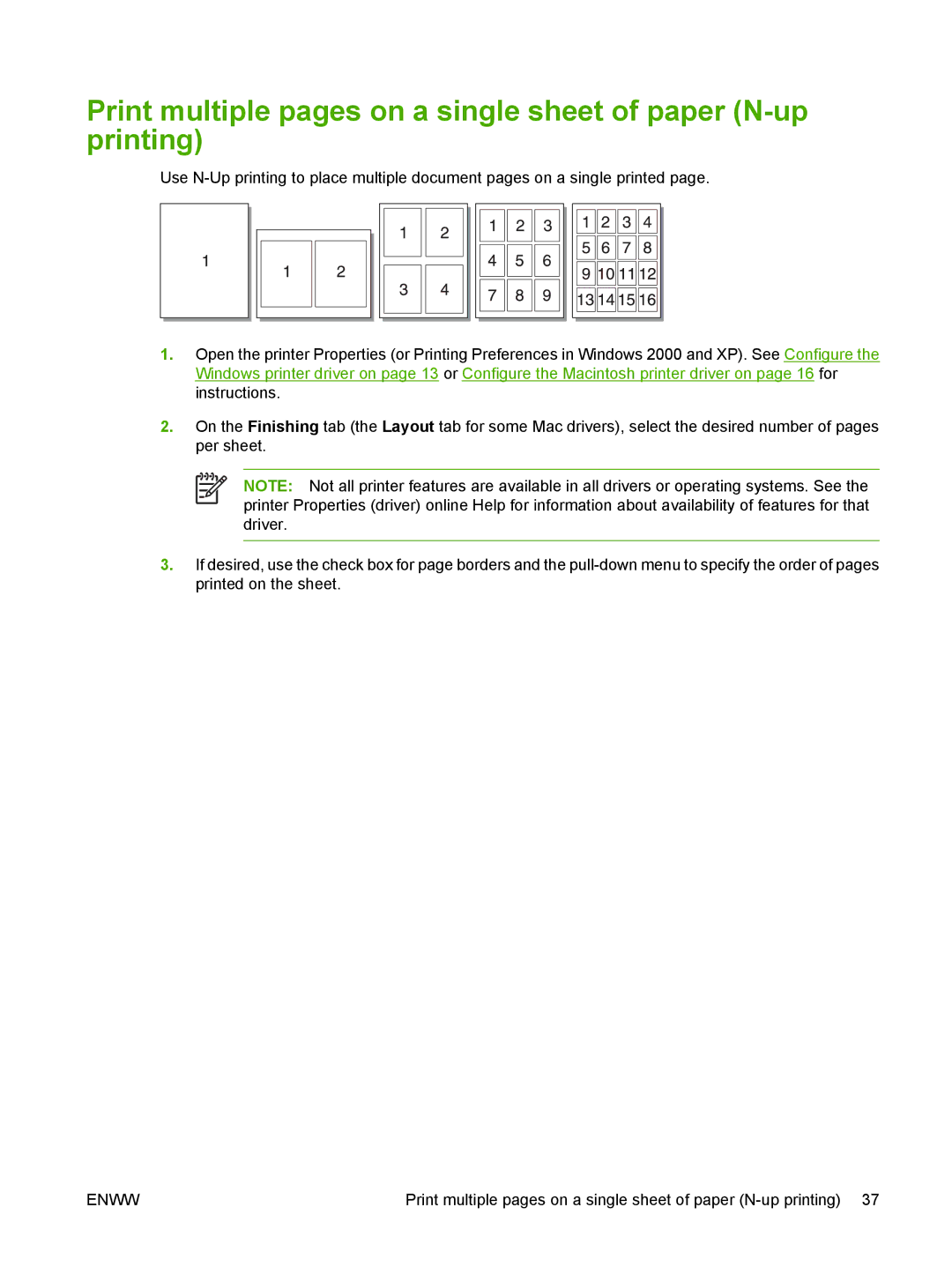 HP P2010 manual Enww 