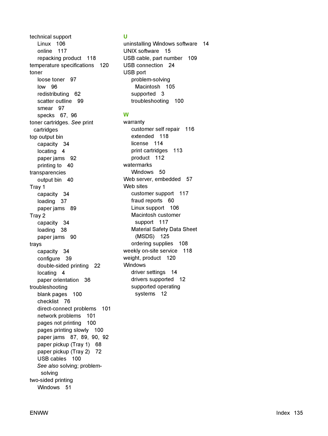 HP P2030 manual Msds 