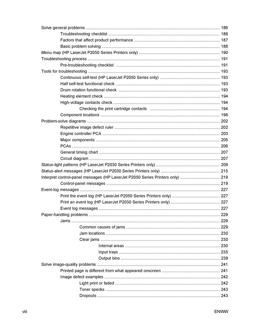 HP P2050 manual Enww 