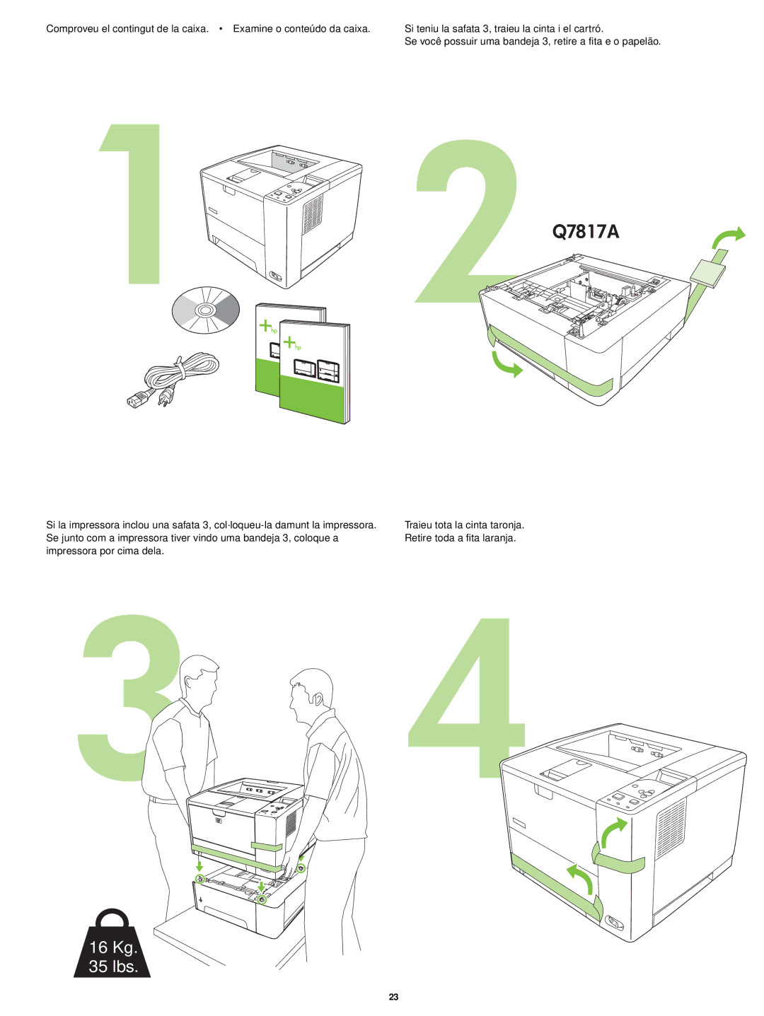 HP P3005 manual 2Q7817A 