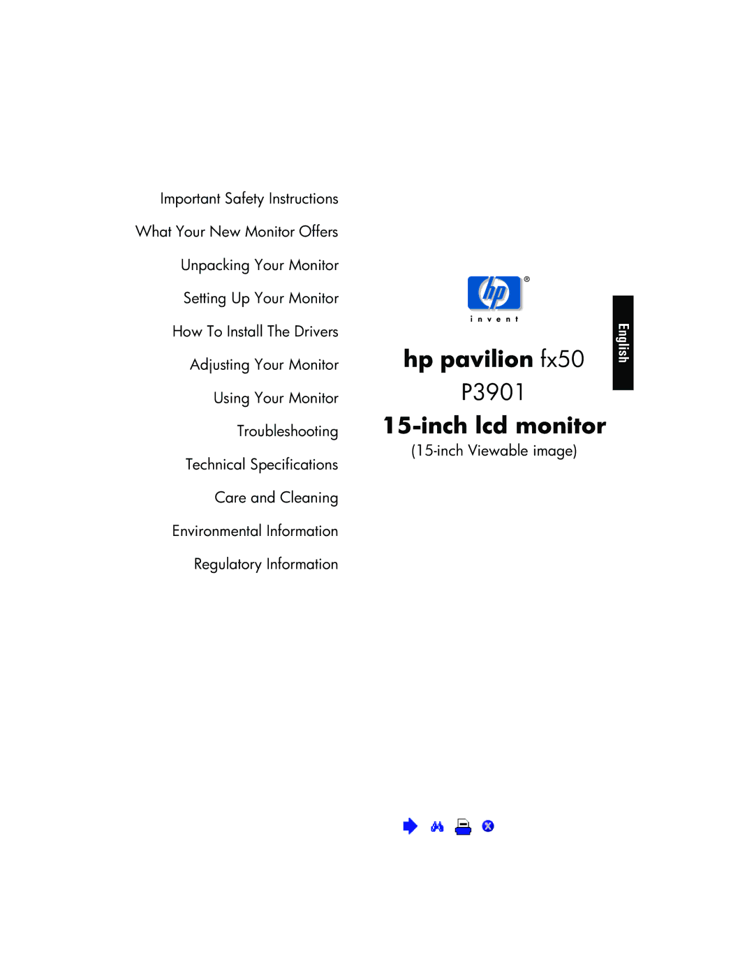 HP P3901 manual Hp pavilion fx50 