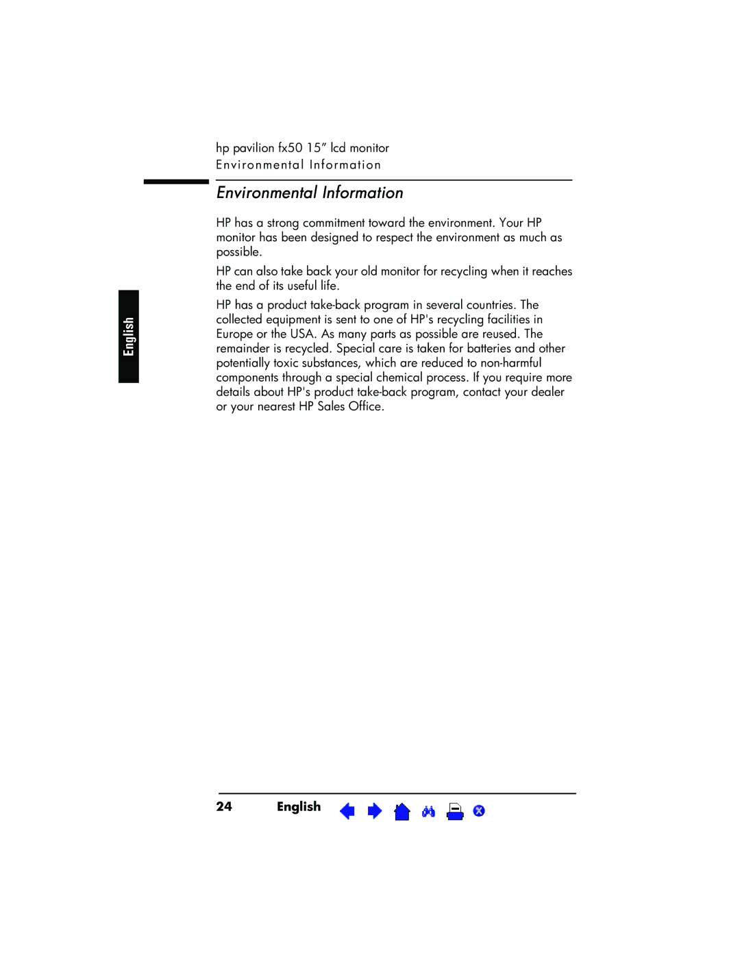 HP P3901 manual Environmental Information 