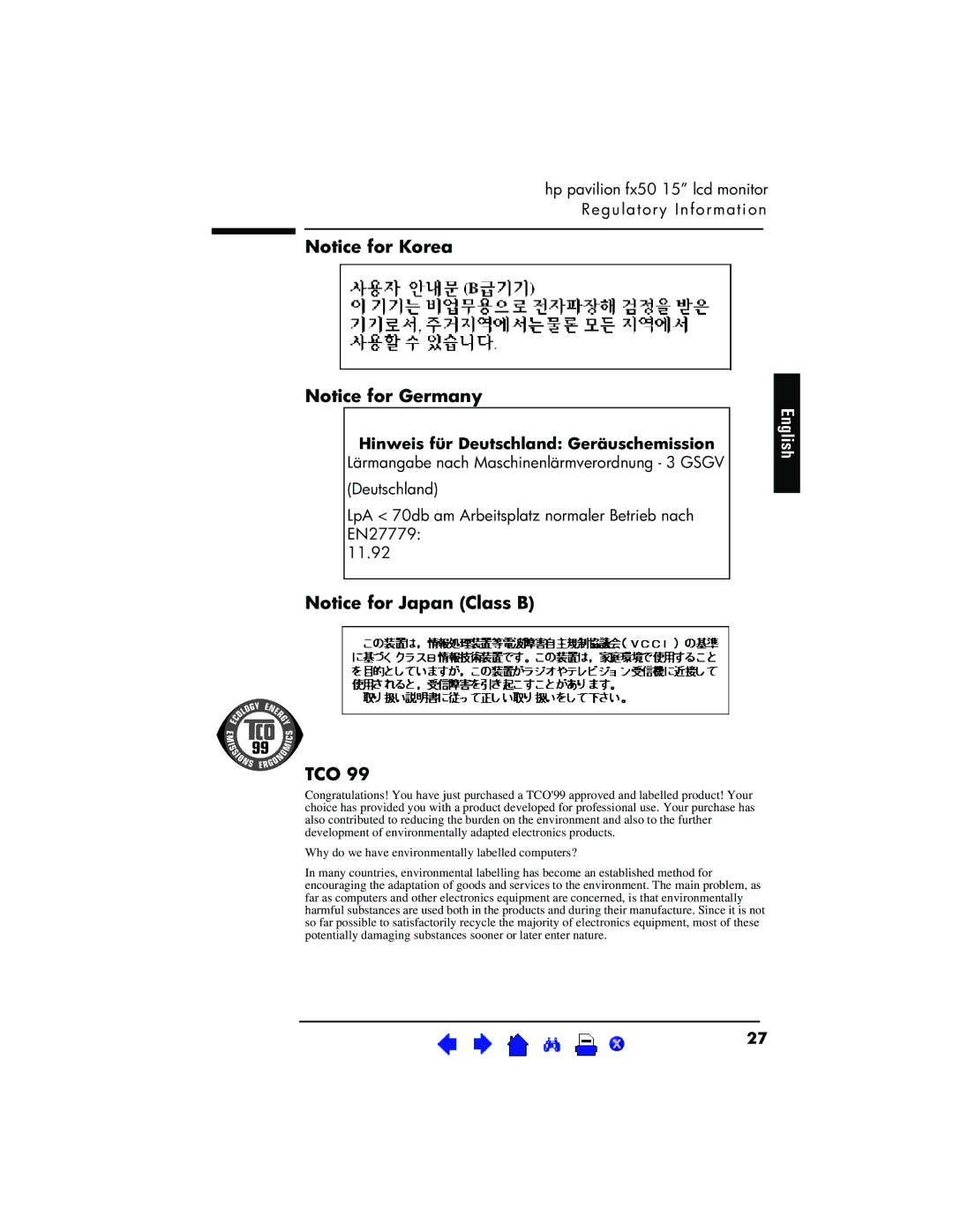 HP P3901 manual Tco 