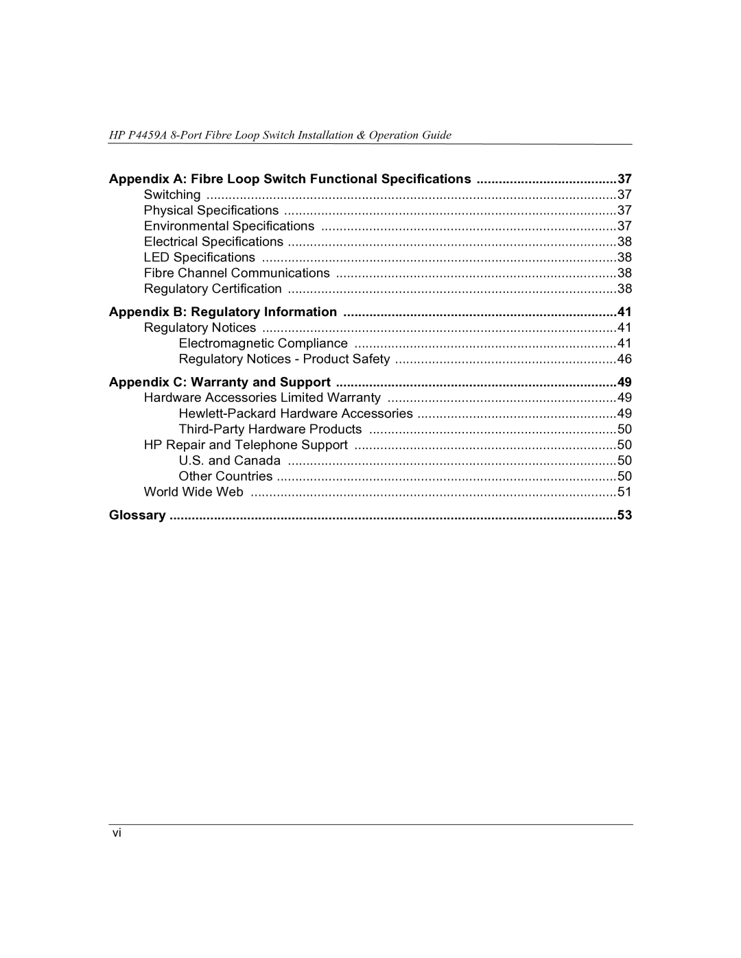 HP P4459A manual Appendix B Regulatory Information 