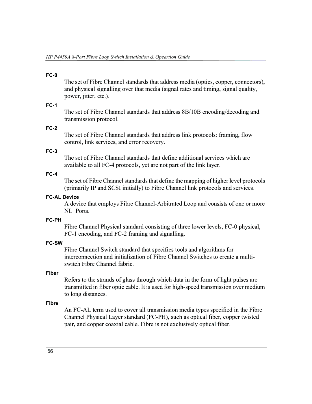 HP P4459A manual Fc-Ph 