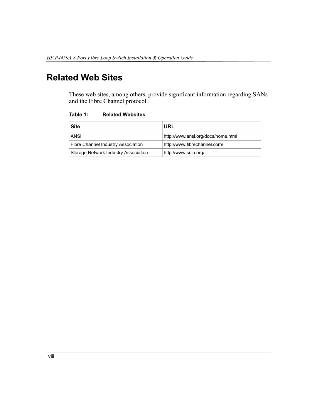 HP P4459A manual Related Web Sites 