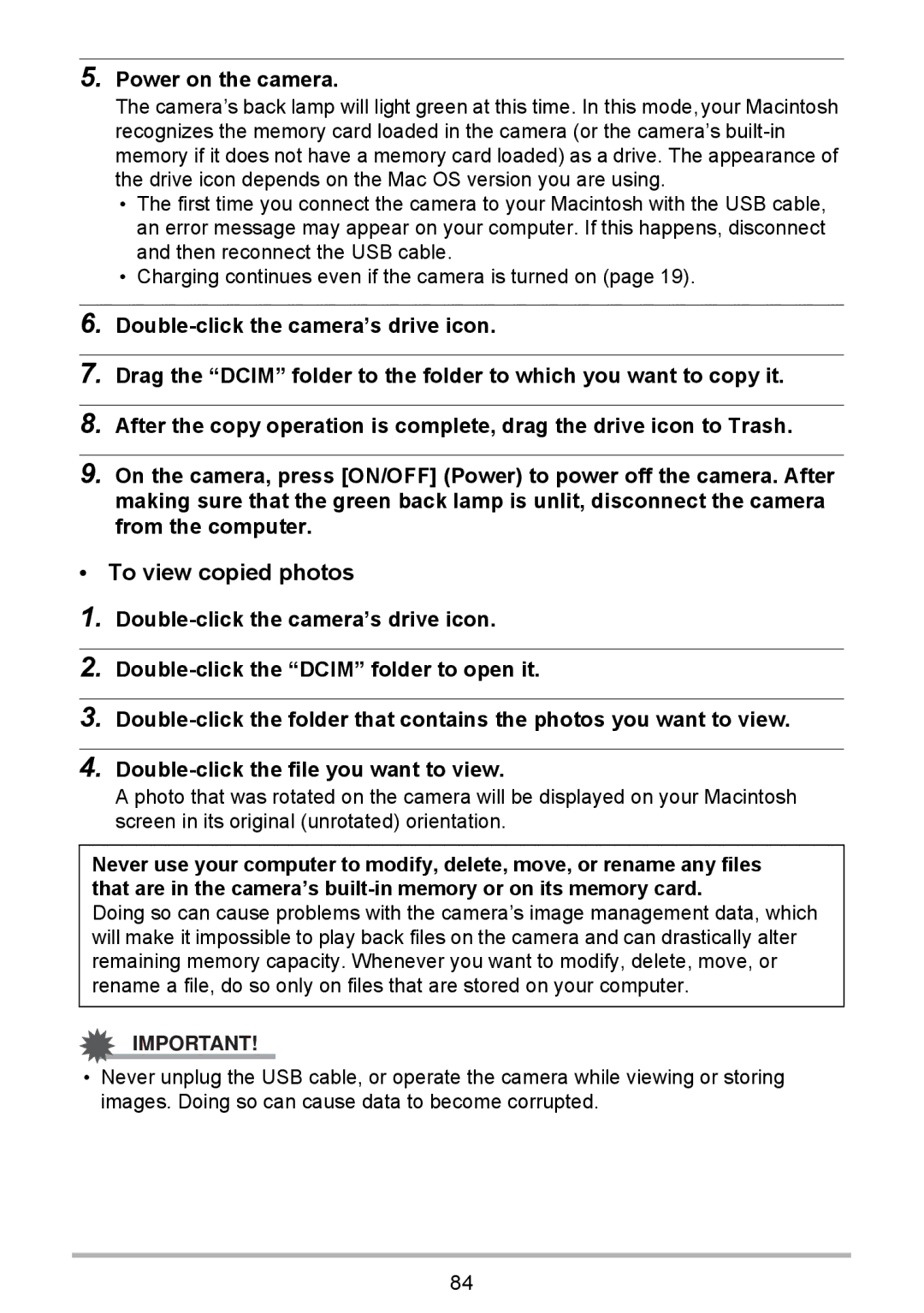 HP p550 manual To view copied photos, Power on the camera 