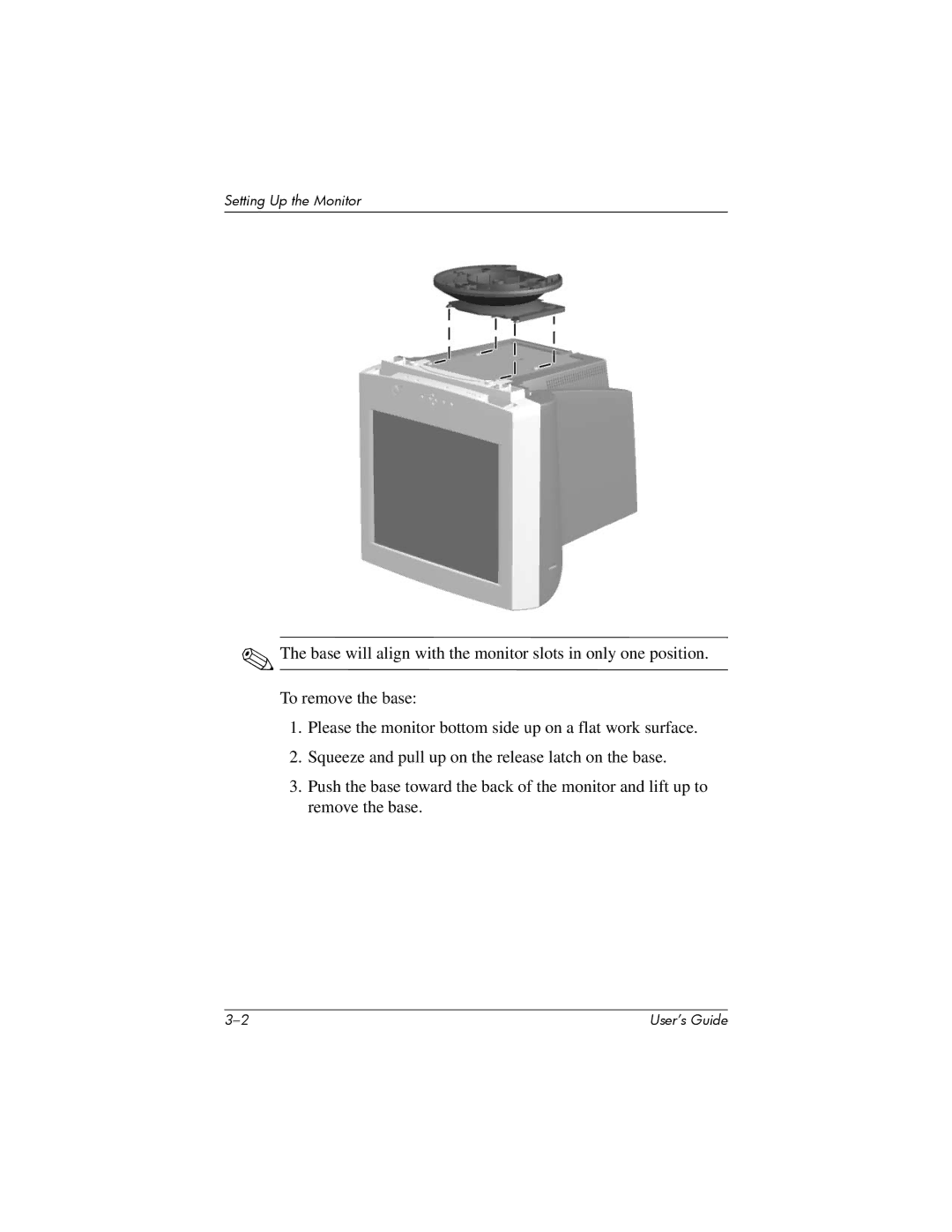 HP P930 manual Setting Up the Monitor 