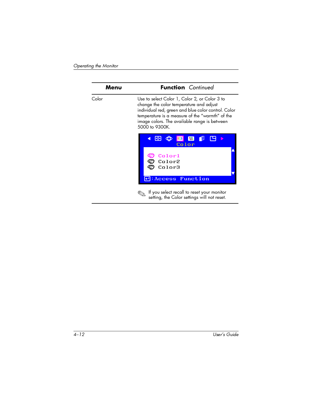 HP P930 manual Temperature is a measure of the warmth 