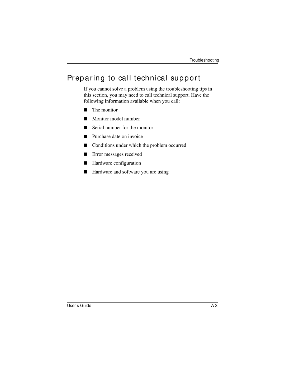 HP P930 manual Preparing to call technical support 