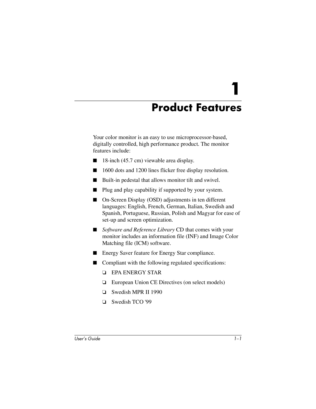 HP P930 manual Product Features 