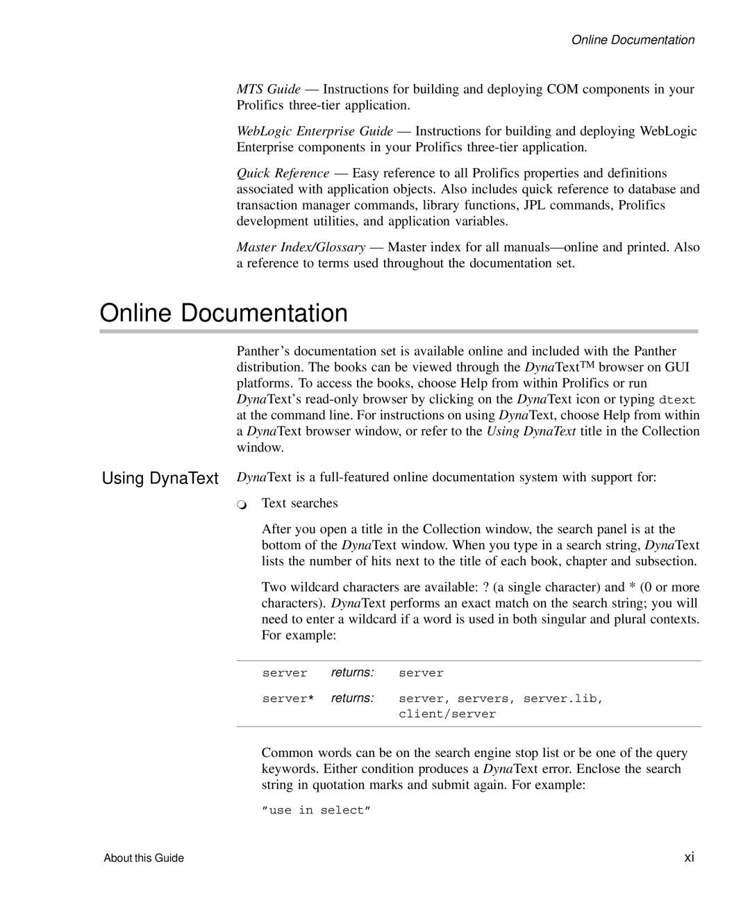 HP Panter 2Tier manual Online Documentation 