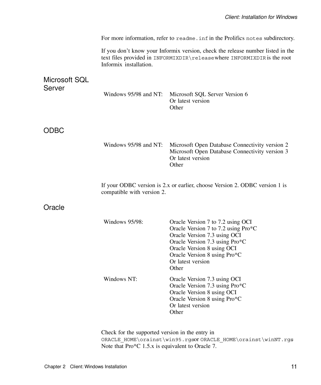 HP Panter 2Tier manual Microsoft SQL Server, Oracle 