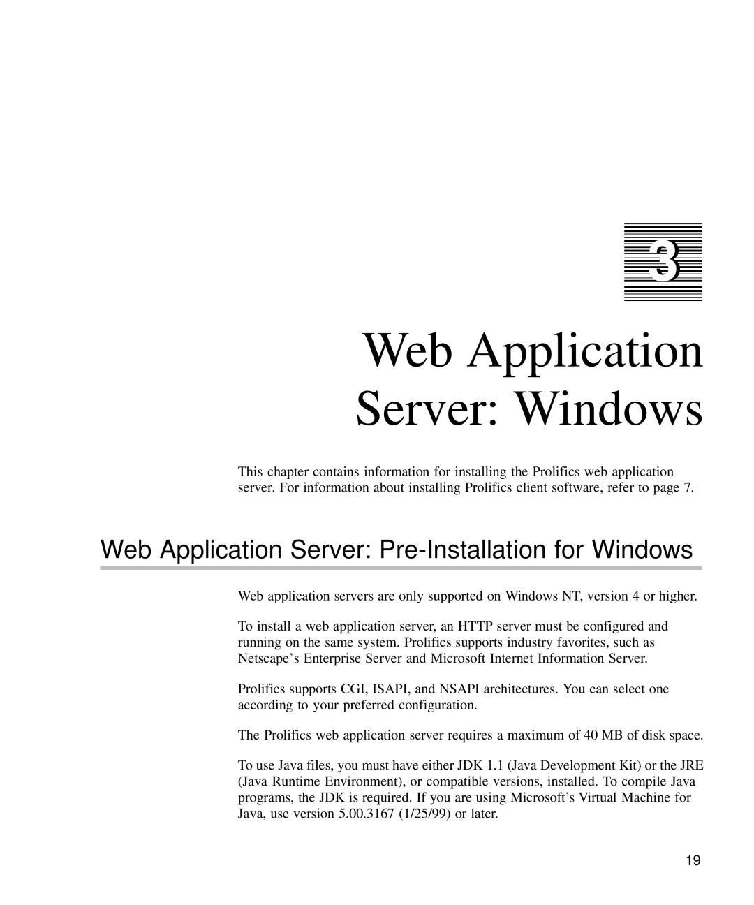 HP Panter 2Tier manual Web Application Server Windows, Web Application Server Pre-Installation for Windows 