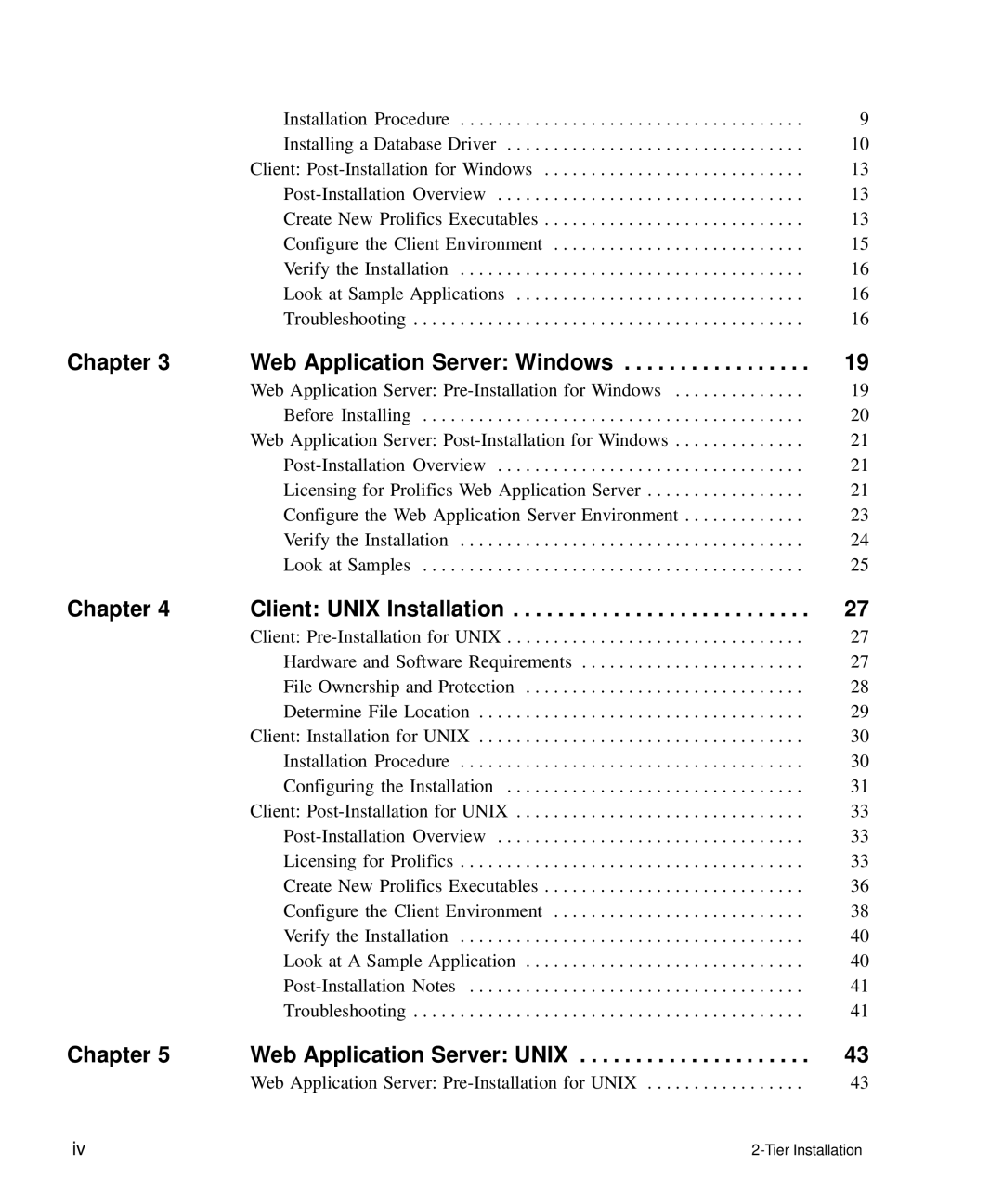 HP Panter 2Tier manual Chapter Web Application Server Windows 