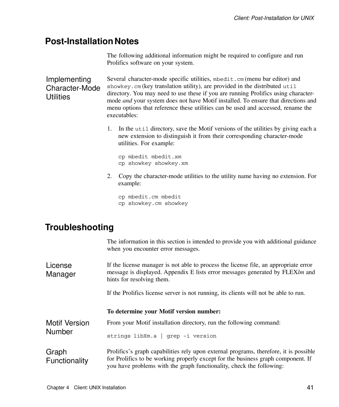 HP Panter 2Tier manual Post-Installation Notes, Implementing Character-Mode Utilities, License Manager 