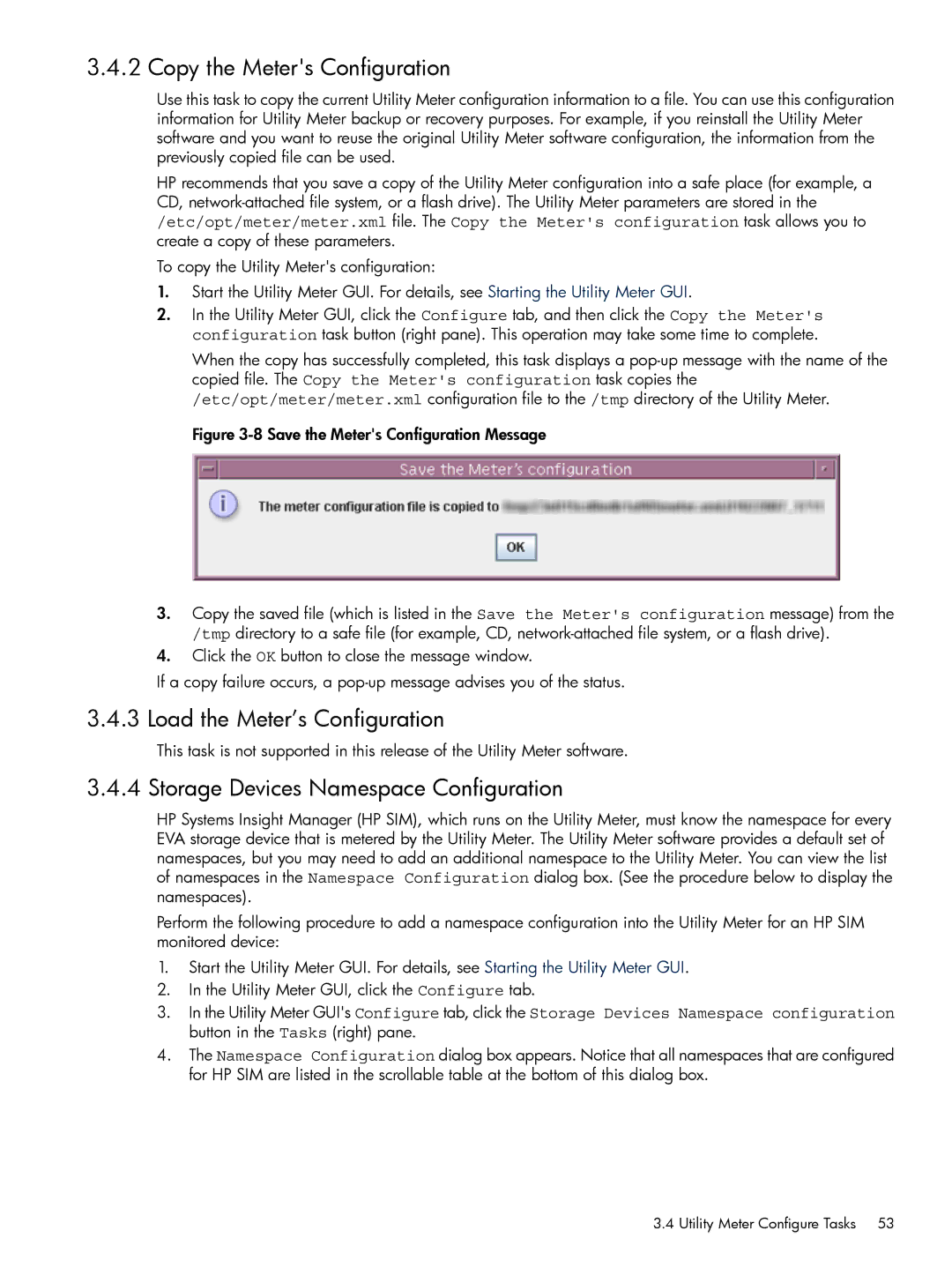 HP Pay per use (PPU) manual Copy the Meters Configuration, Load the Meter’s Configuration 