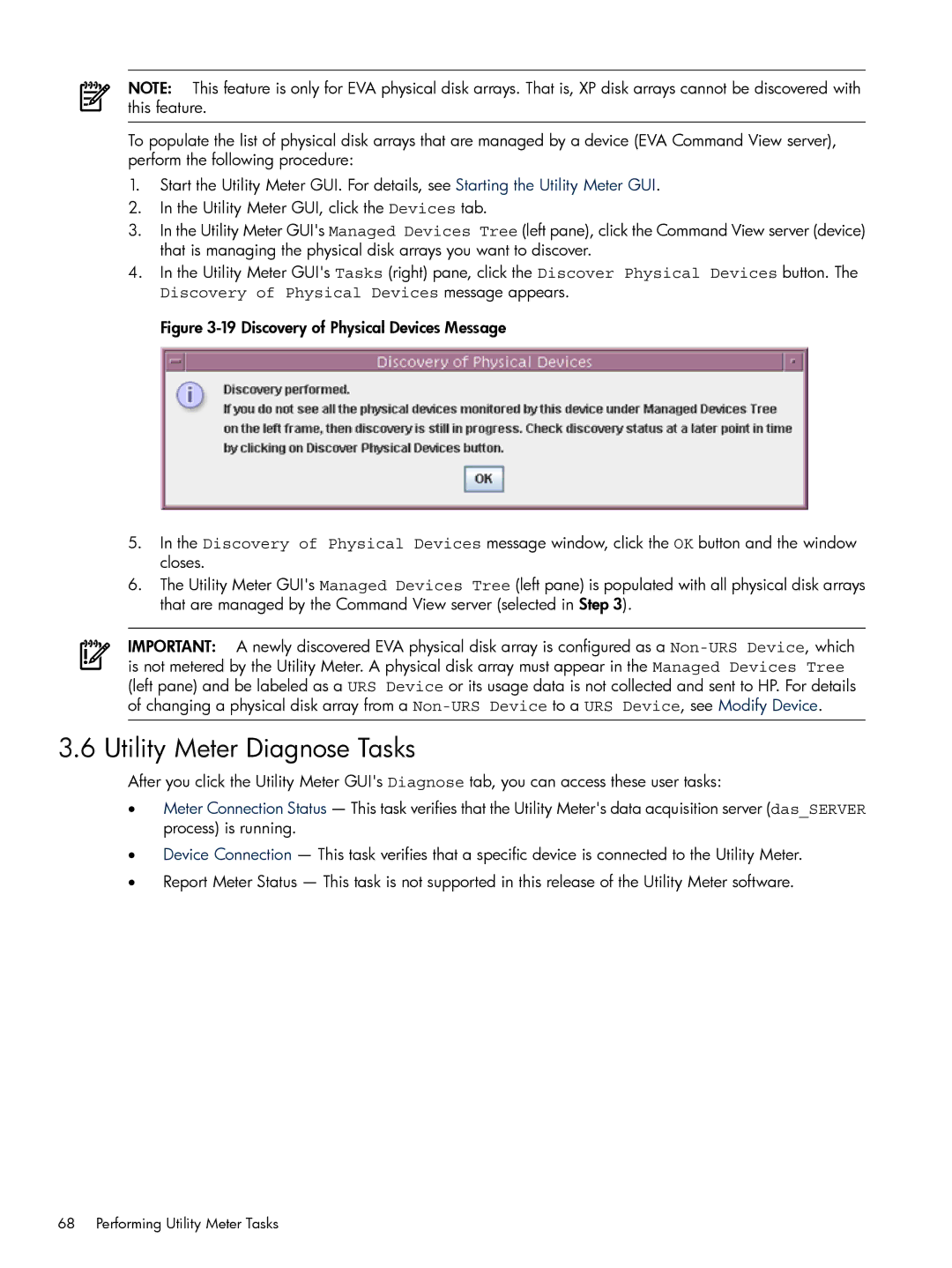 HP Pay per use (PPU) manual Utility Meter Diagnose Tasks 