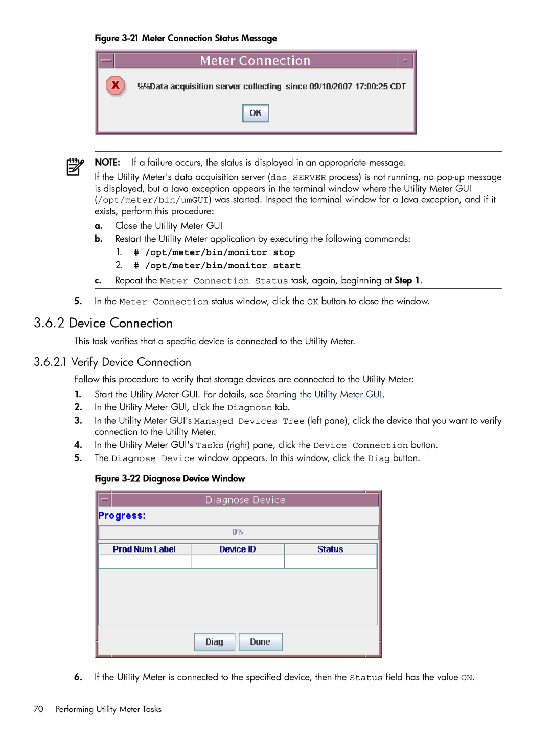 HP Pay per use (PPU) manual Verify Device Connection 