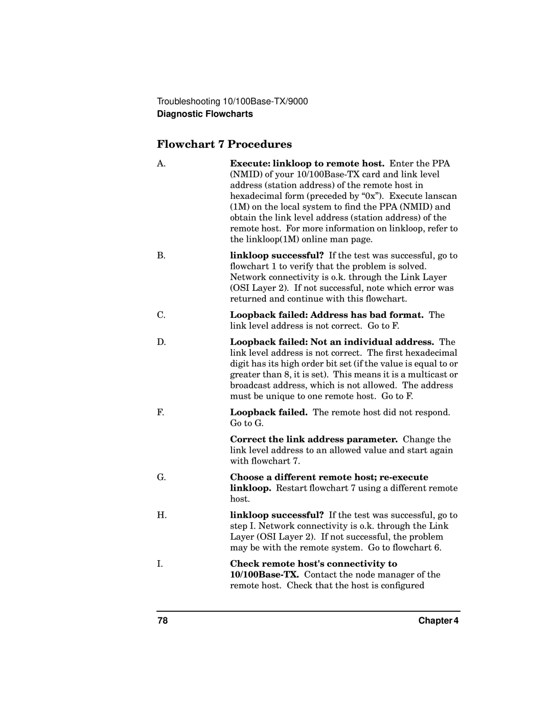 HP PB 10 manual Flowchart 7 Procedures 