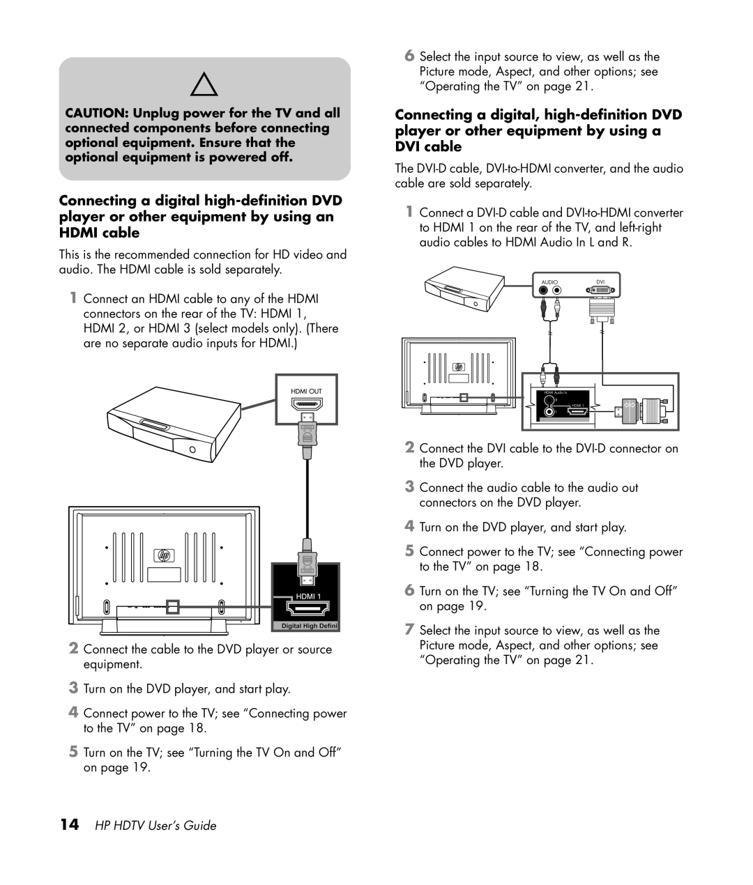 HP PL4272N 42 inch Plasma manual OUT Audiodvi 