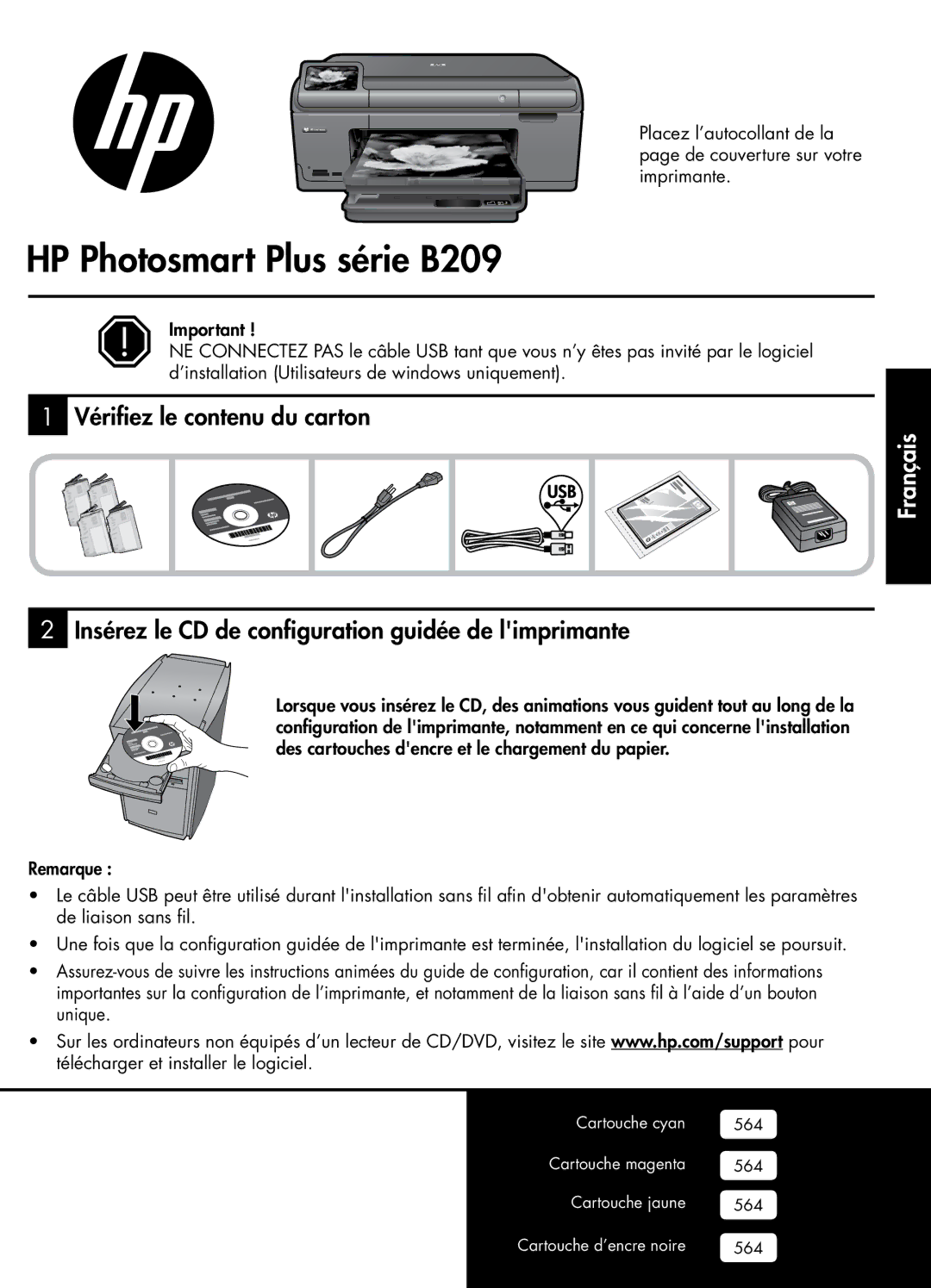 HP Plus - B209a manual HP Photosmart Plus série B209 