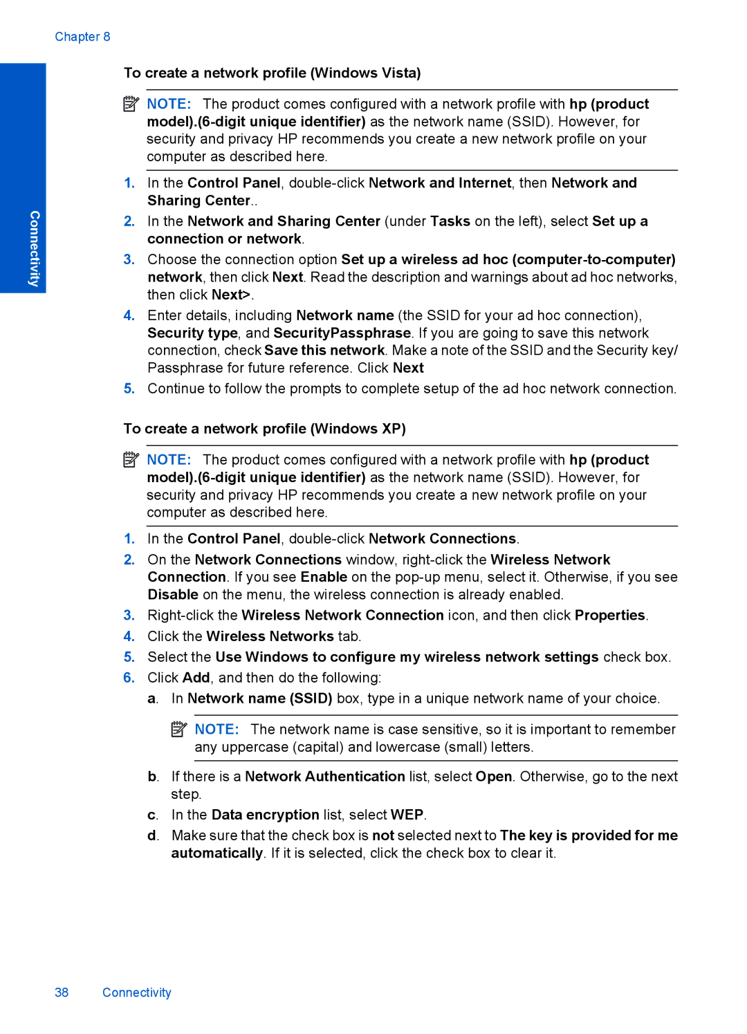 HP Plus - B210b, Plus - B210e, Plus - B210a manual Connectivity 