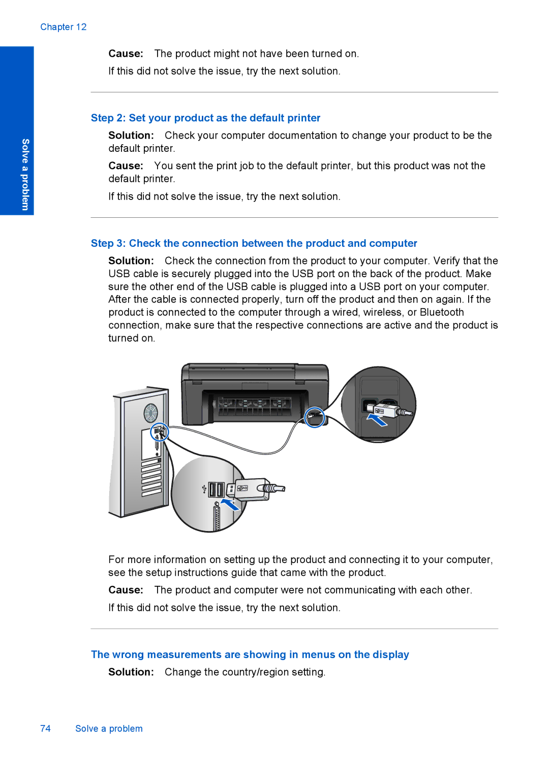 HP Plus B209 Multifunction Photo CD035A#ABA manual Set your product as the default printer 