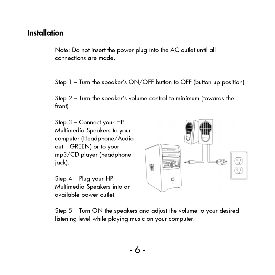 HP PP036AA#ABA manual Installation 