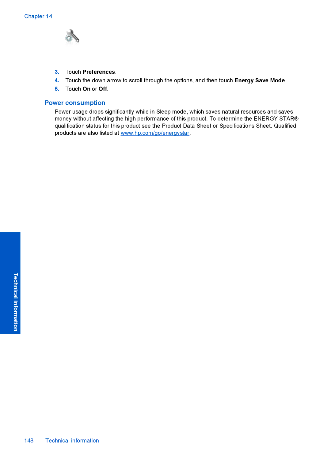 HP Premium - C309g manual Power consumption 