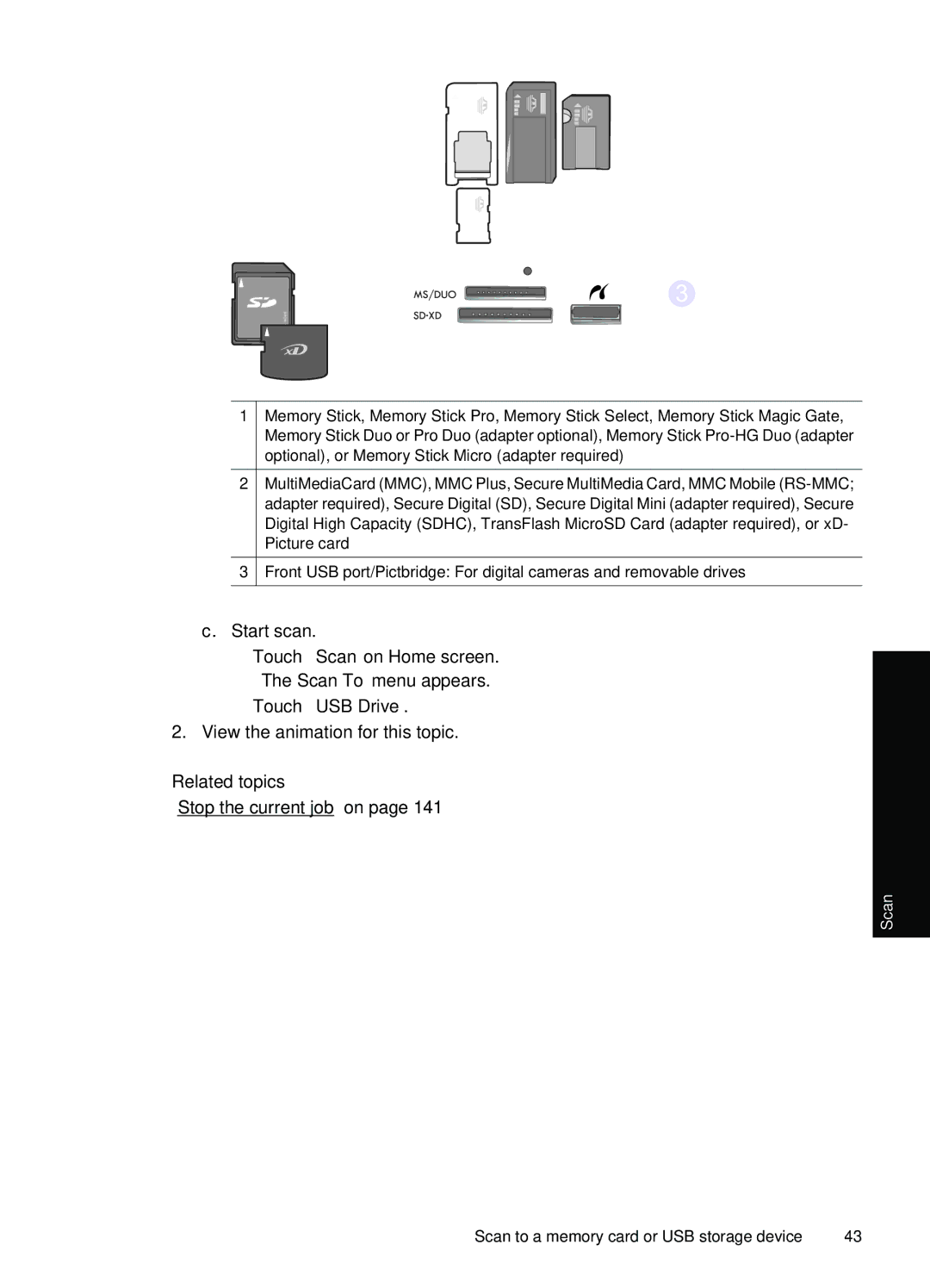 HP Premium - C309g manual Touch USB Drive, Related topics 