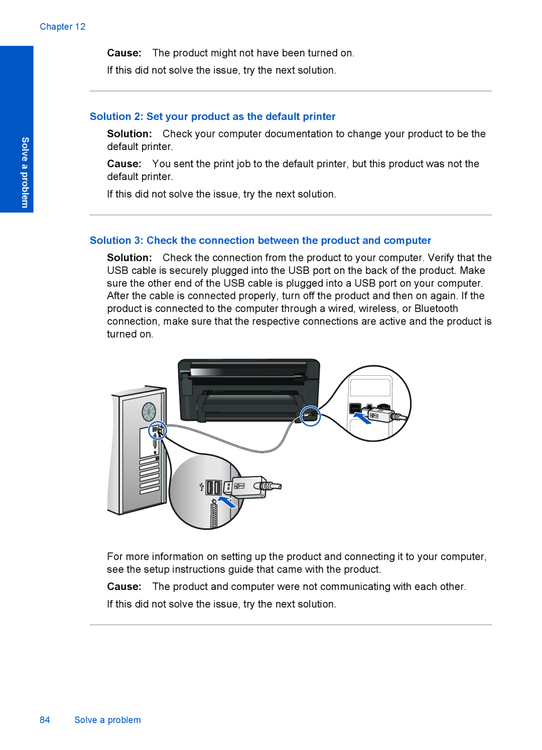 HP Premium - C309g manual Solution 2 Set your product as the default printer 