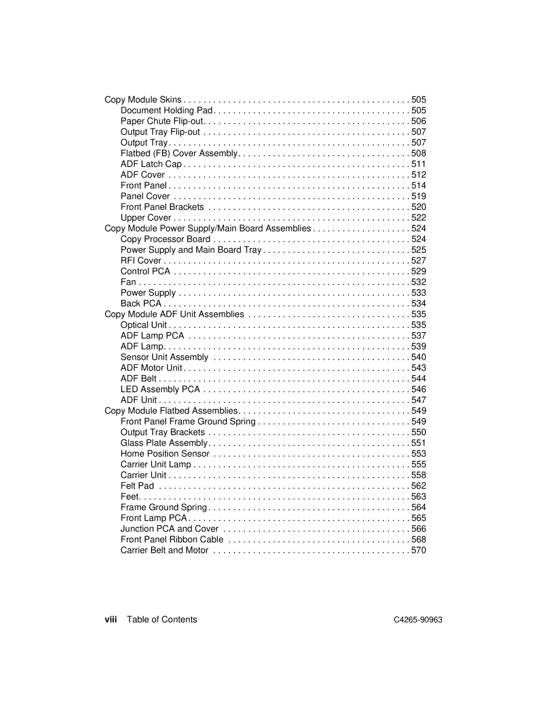 HP Print Systems 8150 manual C4265-90963 