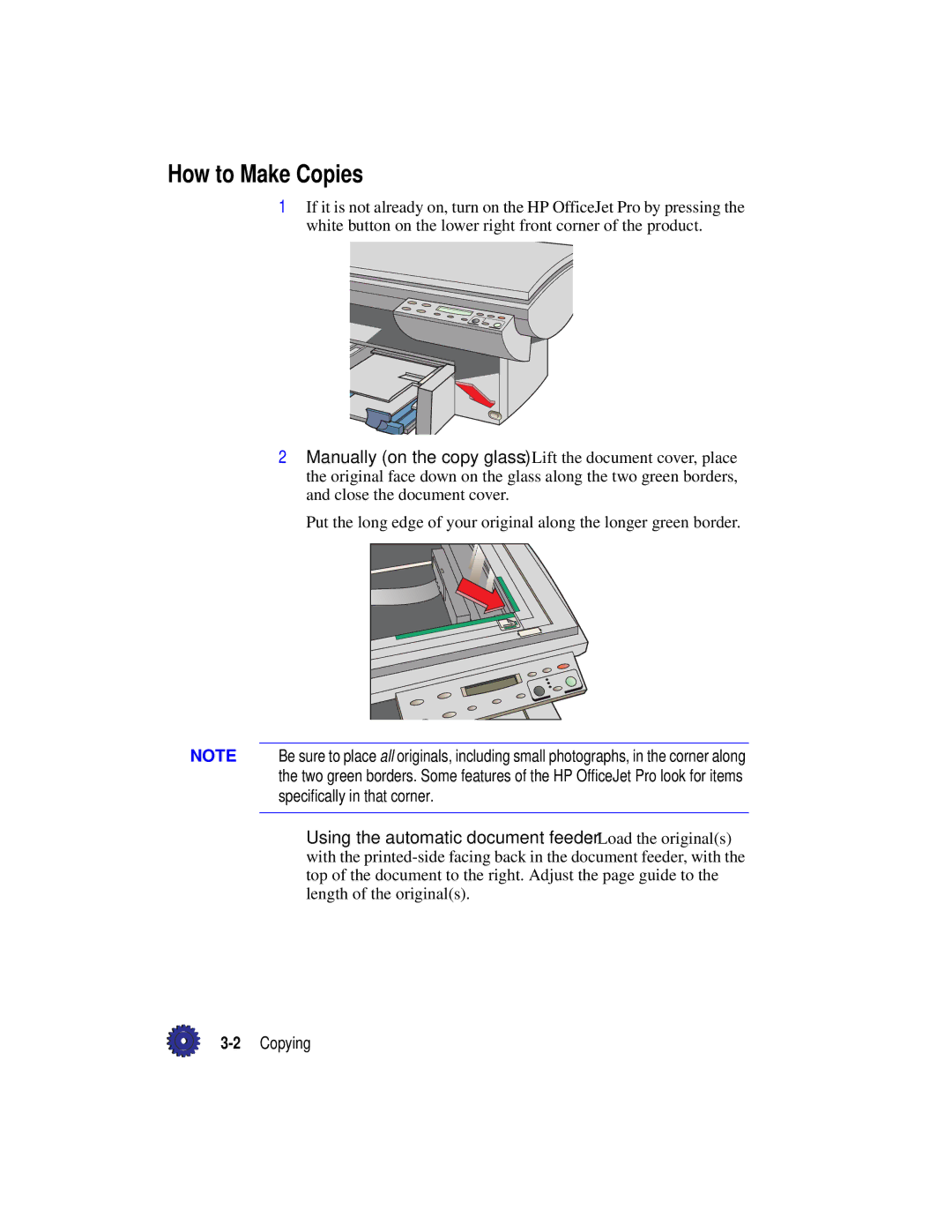 HP Pro 1175cxi, Pro 1175cse manual How to Make Copies, 2Copying 