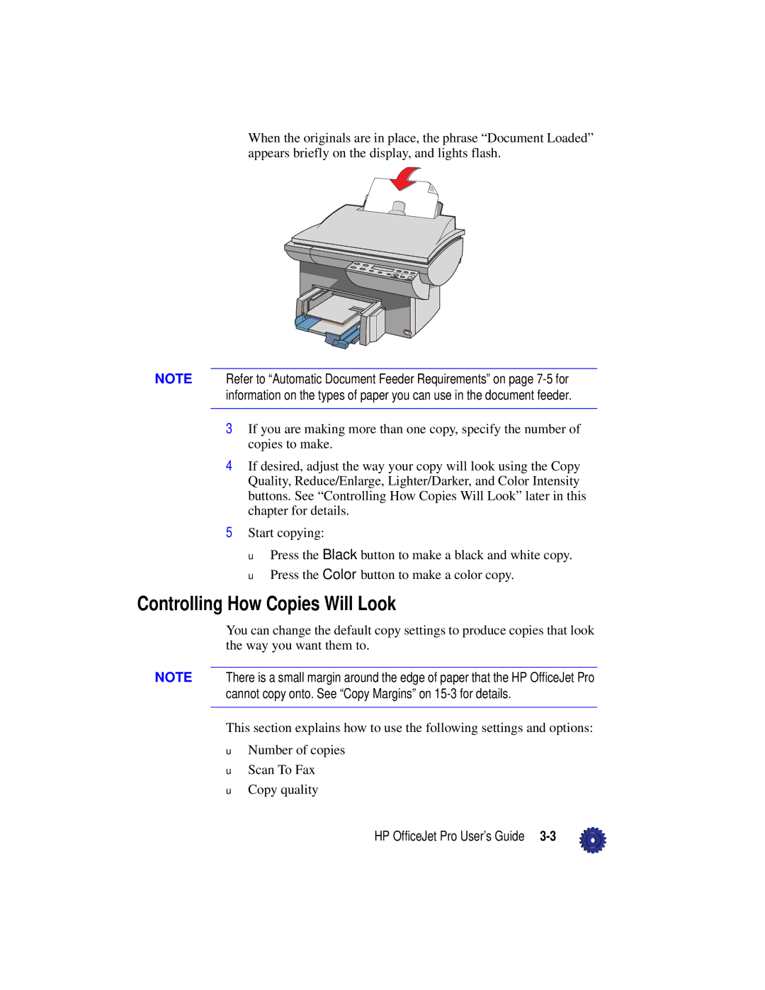 HP Pro 1175cse, Pro 1175cxi manual Controlling How Copies Will Look 