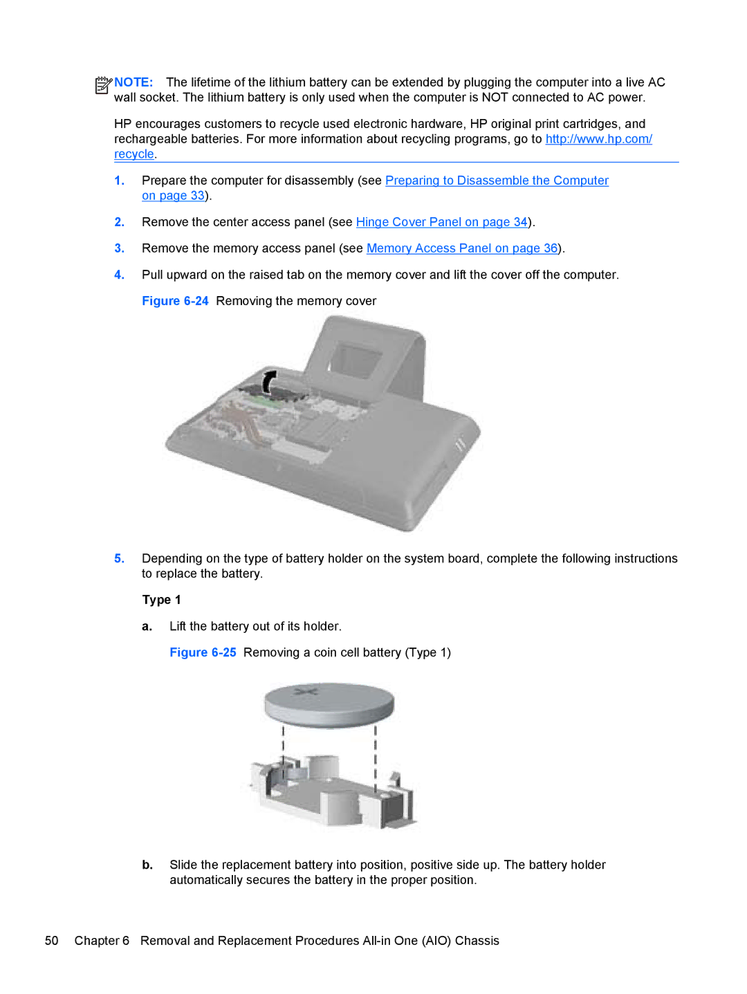 HP Pro 4300 manual Lift the battery out of its holder 