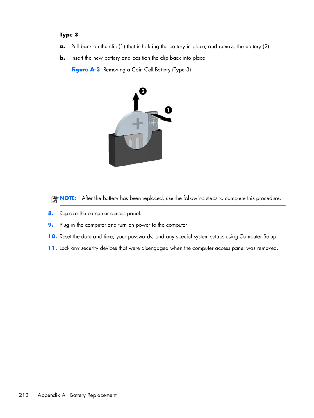 HP Pro 6300 manual Type 