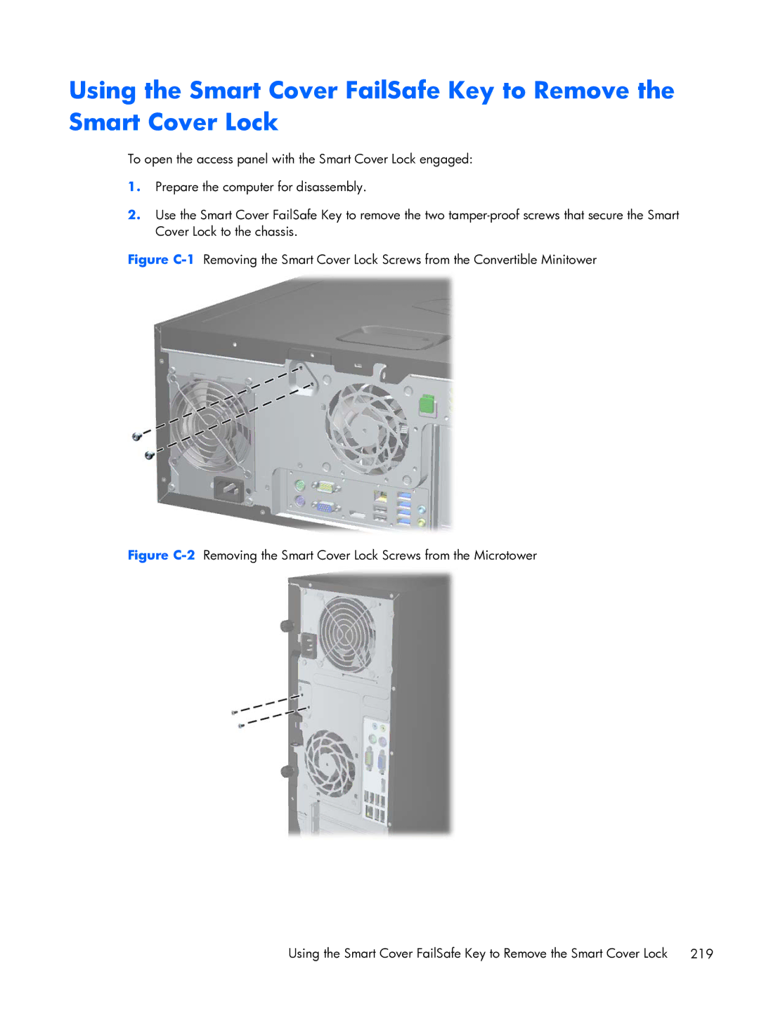 HP Pro 6300 manual 