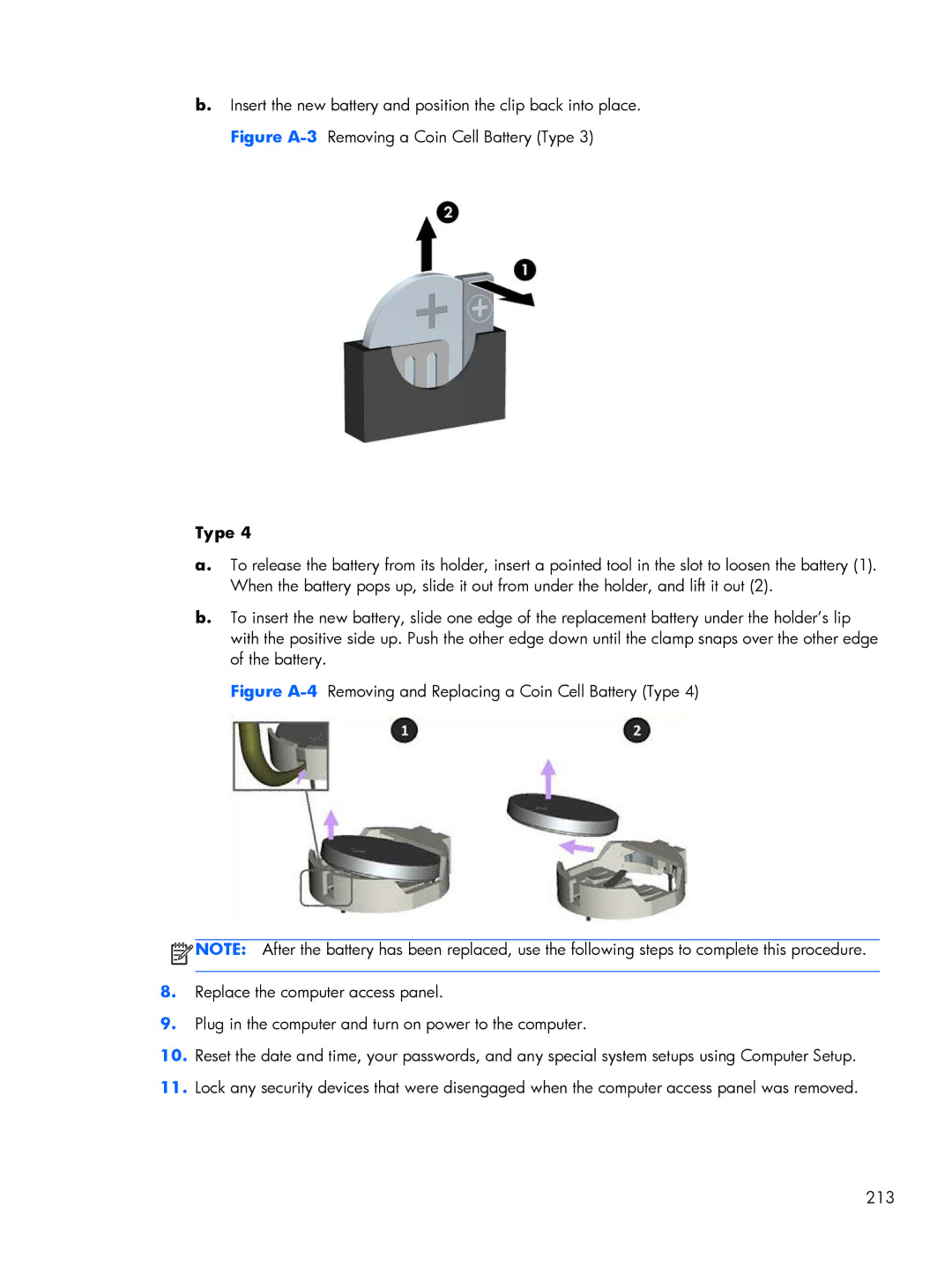 HP Pro 6305 manual Type 