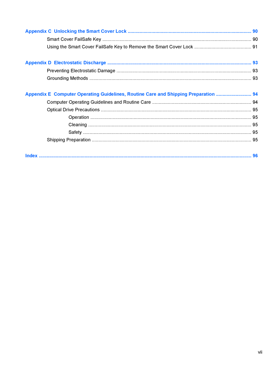 HP Pro 6305 manual Preventing Electrostatic Damage Grounding Methods 