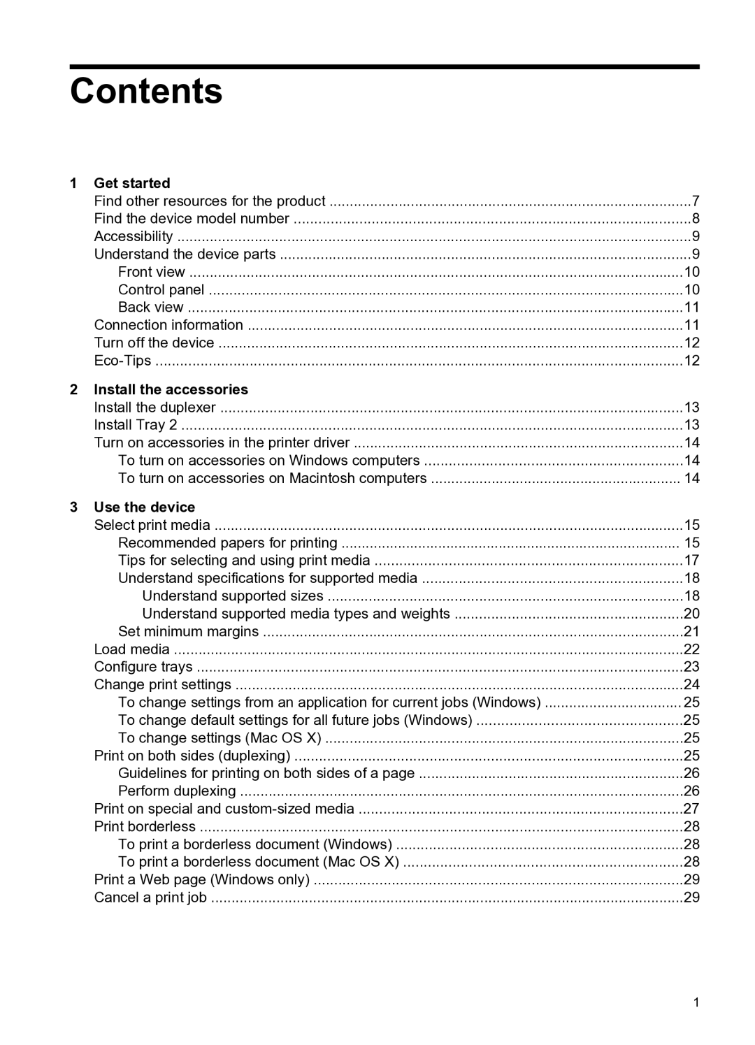 HP Pro 8000 C9297A#B1H manual Contents 