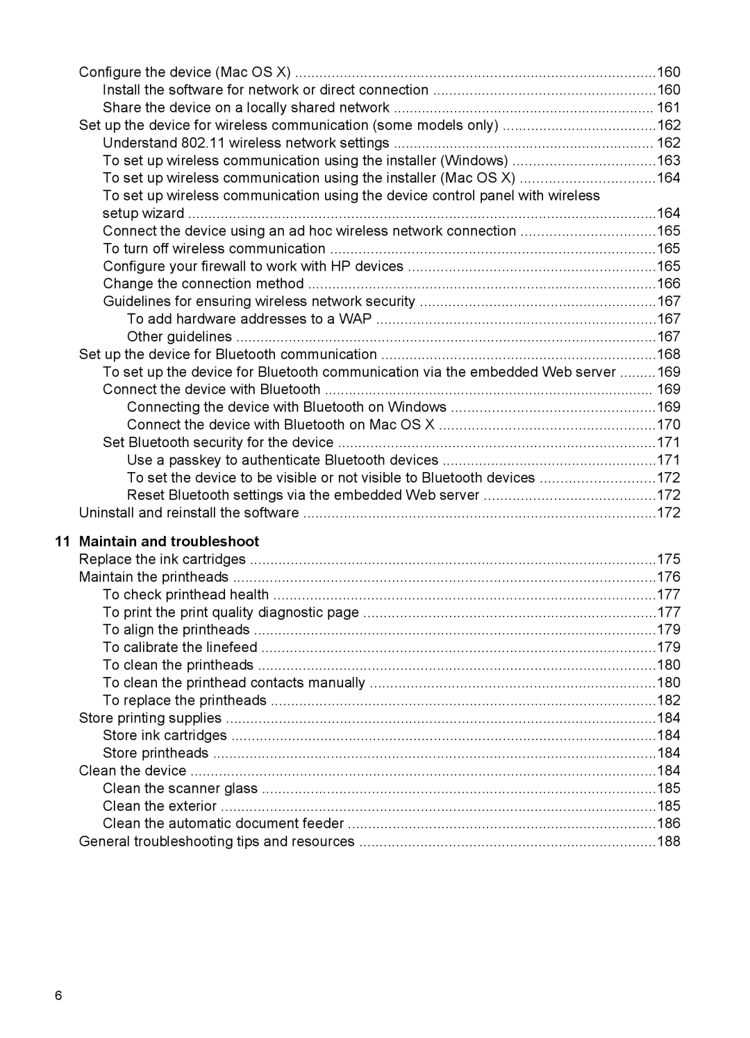 HP Pro 8500 Premier - A909n, Pro 8500 - A909a, Pro 8500 - A909g, Pro 8500 - A909b manual Maintain and troubleshoot 