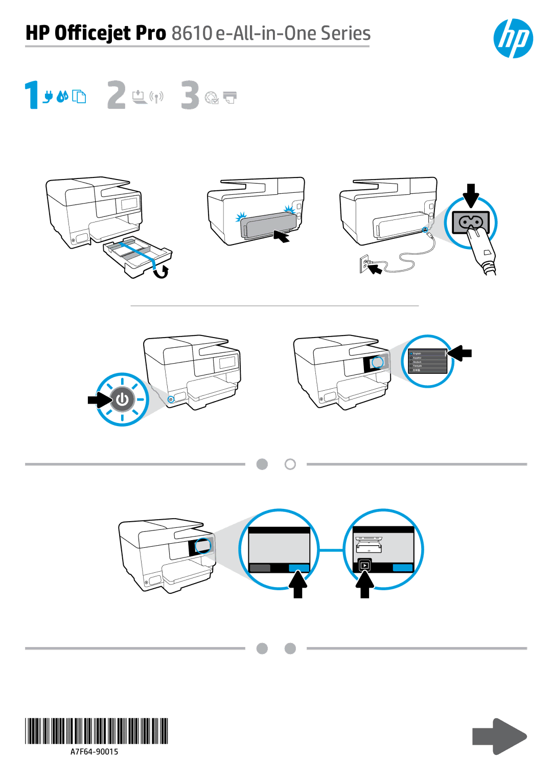 HP Pro 8615 manual HP Oﬀicejet Pro 8610 e-All-in-One Series 