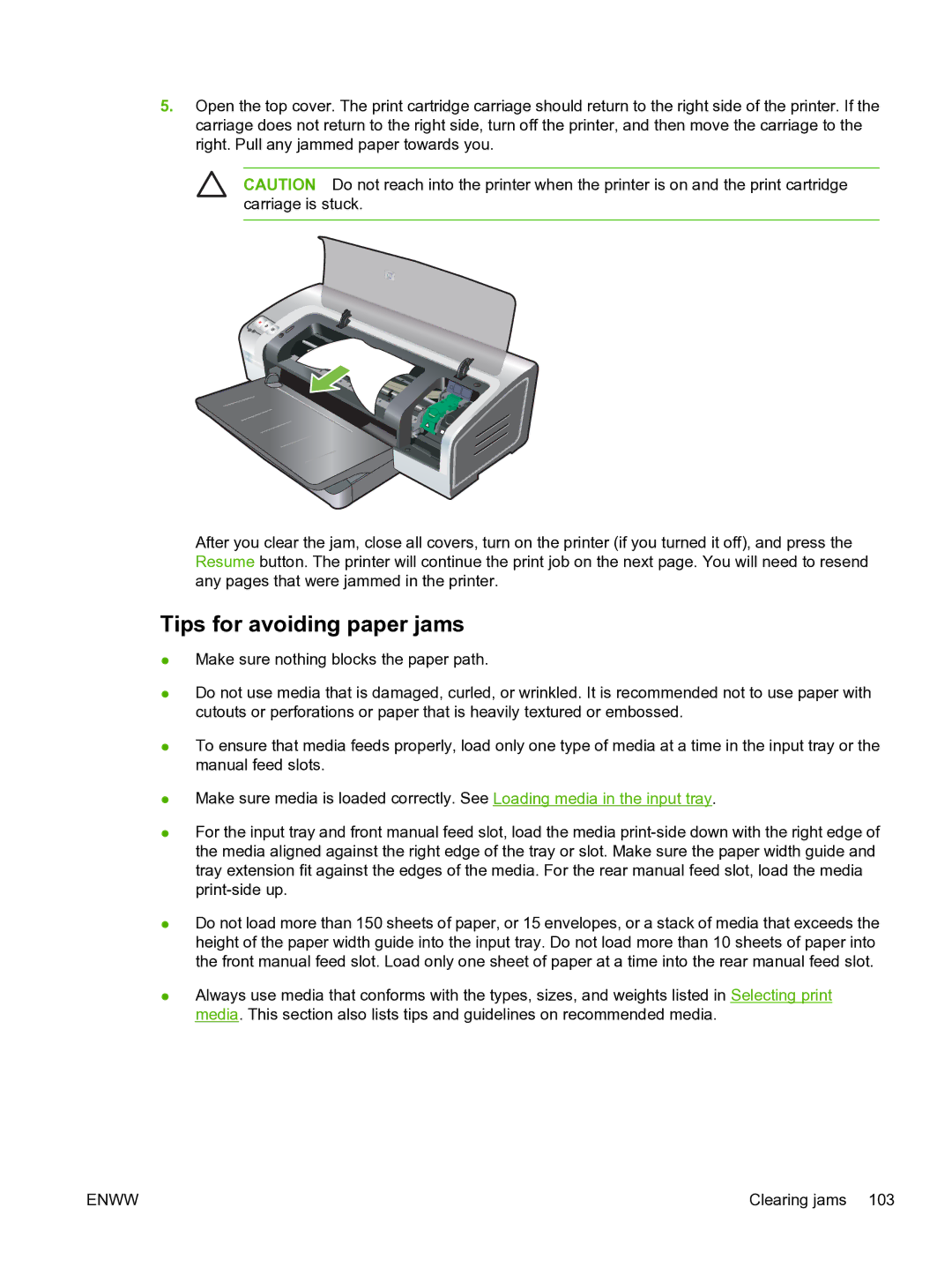 HP Pro B8300 manual Tips for avoiding paper jams 