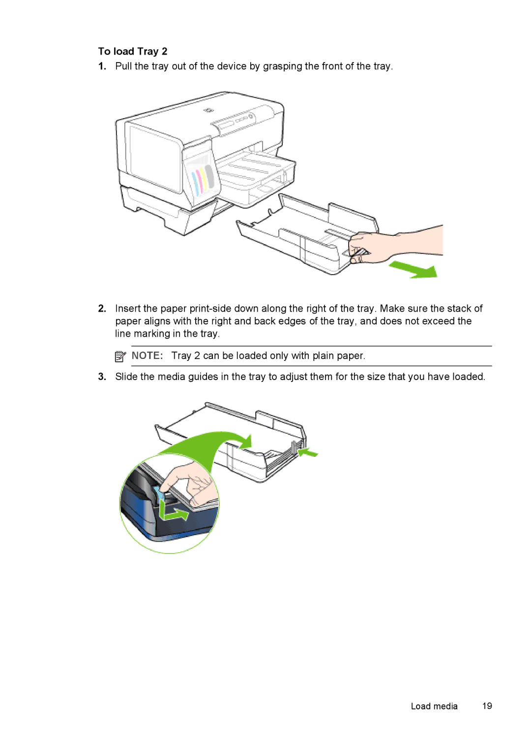 HP K5300, Pro K5400 manual To load Tray 