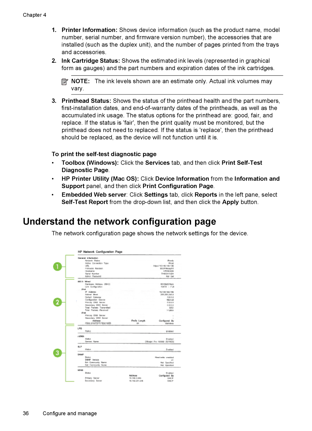 HP Pro K8600 manual Understand the network configuration 