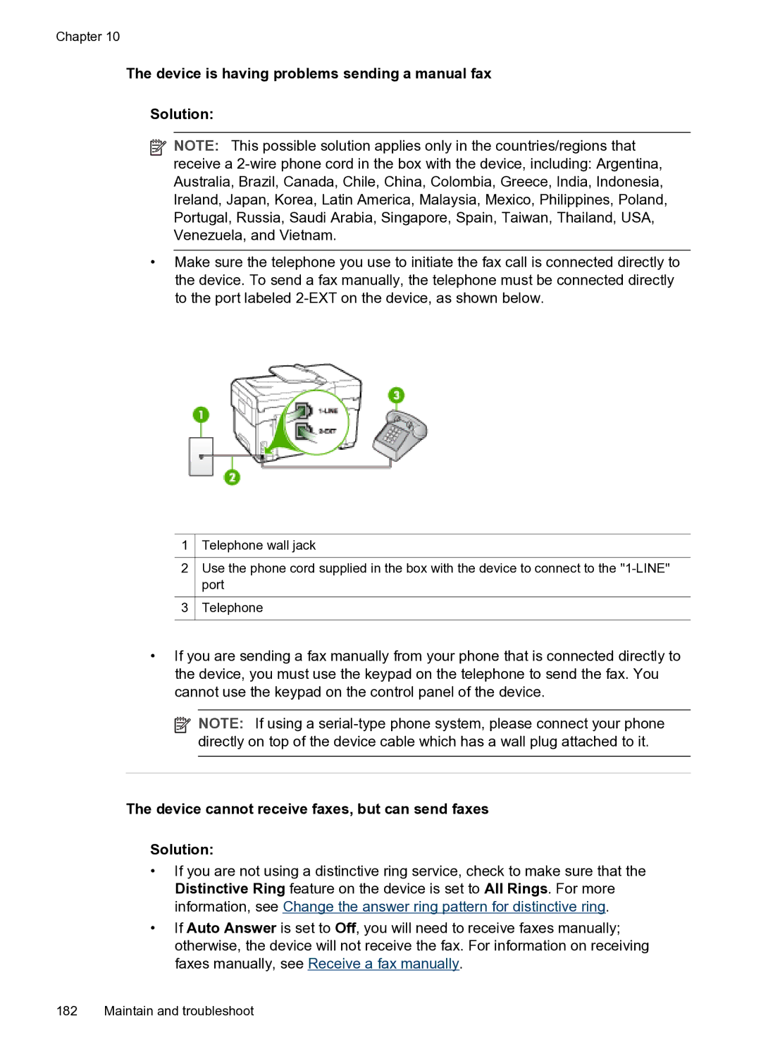 HP PRO L7500 Device is having problems sending a manual fax Solution 